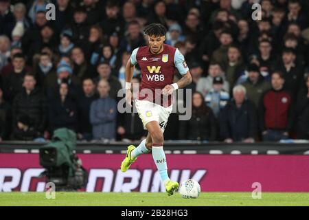 Londres, Royaume-Uni. 01 mars 2020. Tyrone Mings of Aston Villa en action lors du match final de la coupe Carabao entre Aston Villa et Manchester City au stade Wembley le 1 mars 2020 à Londres, en Angleterre. (Photo de Paul Chesterton/phcimages.com) crédit : Images PHC/Alay Live News Banque D'Images