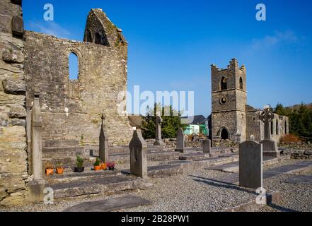 Abbaye De Cong, Abbaye De Cong, Cong, Comté De Galway, République D'Irlande Banque D'Images