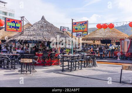 Le bar australien Koala 'Aussie', qui sert principalement des touristes étudiants d'Australie, Patong, Phuket, Thaïlande Banque D'Images