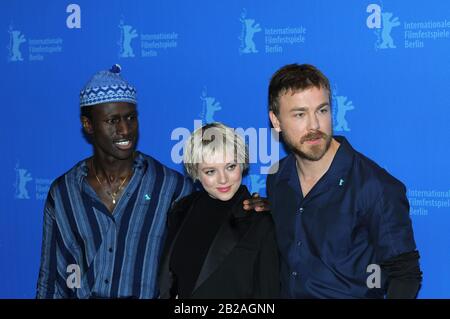 Photo-spectacle Berlin Alexanderplatz lors du Berlinale Film Festival 2020. Banque D'Images