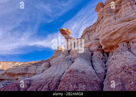 Hoodoos, Jasper Forest, Petrified Forest National Park, Arizona, États-Unis Banque D'Images