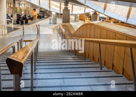 Escaliers Et Hall Du Parlement Écossais, Édimbourg Banque D'Images