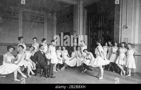 La photo montre une répétition de ballet à Hanovre. Banque D'Images