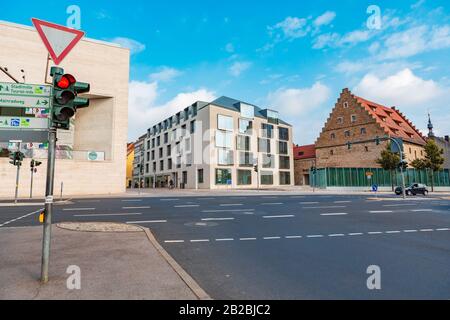 SCHWEINFURT, ALLEMAGNE - circa 2018, août : Le paysage urbain de Schweinfurt en Allemagne Banque D'Images