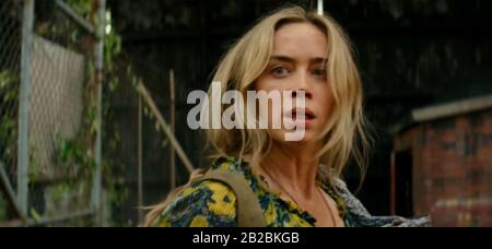 Un ENDROIT CALME PARTIE II 2020 Paramount Photos film avec Emily Blunt Banque D'Images