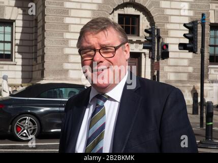 Londres, Royaume-Uni. 2 mars 2020. Mark Francois, vice-président du Groupe européen de la recherche, à Westminster et à Westminster. Crédit: Tommy London/Alay Live News Banque D'Images