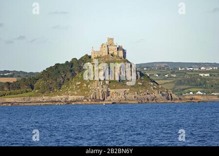 Mont St Michaels, Marazion, St Ives, Cornwall, Royaume-Uni Banque D'Images