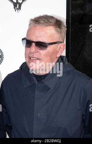 Suggs, le vrai nom Graham McPherson, de Madness lors du dévoilement d'une pierre pour honorer le groupe à la Music Walk of Fame à Camden, Londres. Photo PA. Date De L'Image: Lundi 2 Mars 2020. Crédit photo devrait lire: Aaron Chown/PA Fil Banque D'Images