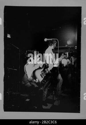 Ces hommes d'animaux se sont produits au Zap Club de Brighton. 5 septembre 1994 Photographié par James Boardman Banque D'Images