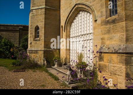 Château De Chiddingstone, Chiddingstone, Kent Banque D'Images