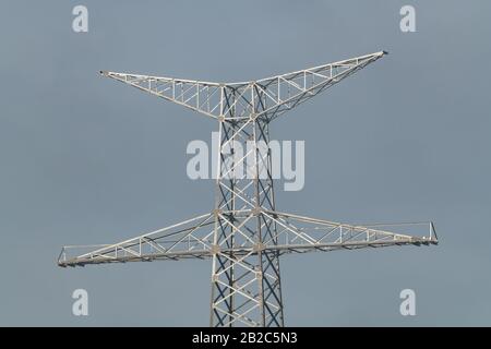 tout nouveau pylon haute tension encore sans fils, technologie Banque D'Images