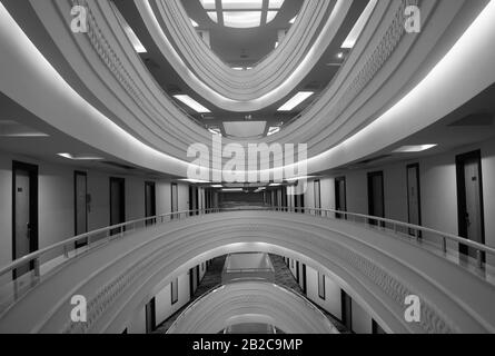 Alanya, TURQUIE - 17 JUILLET : intérieur de l'hôtel Vikingen Quality Resort. L'hôtel compte 450 chambres et 13 000 m² le 17 juillet 2013 à Alanya, Banque D'Images