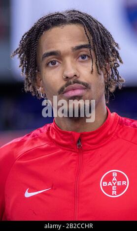 Leipzig, Allemagne. 23 février 2020. Athletics/hall: Championnat allemand, coffre-fort de poteau, hommes: BO Kanda Lita Baehre (TSV Bayer 04 Leverkusen) dans le concours de coffre-fort de poteau crédit: Jens Büttner/dpa-Zentralbild/ZB/dpa/Alay Live News Banque D'Images