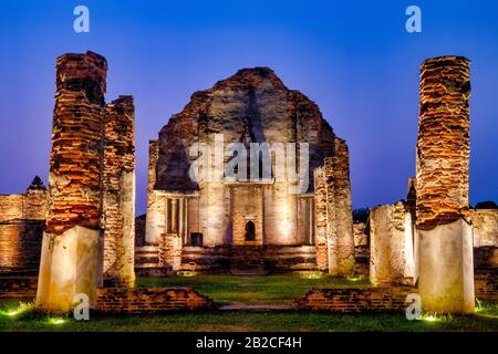 Wat Phra Sri Rattana Mahatha, Lophburi, Thaïlande Banque D'Images