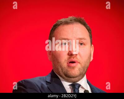 Ian Murray député travailliste d'Édimbourg-Sud et candidat du vice-chef du Parti travailliste Banque D'Images