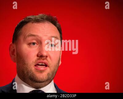 Ian Murray député travailliste d'Édimbourg-Sud et candidat du vice-chef du Parti travailliste Banque D'Images