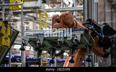 Usine de machines en Chine gros détails éléments. Banque D'Images