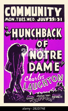 Carte Hunchback De La Fenêtre Notre Dame Banque D'Images