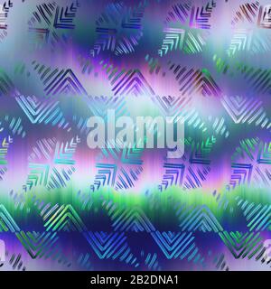 Nuance de superposition de motif numérique de dégradé de dégradé surréaliste Banque D'Images