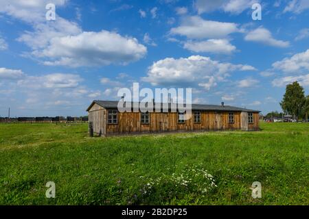 Konzentrationslager Auschwitz-Birkenau Baracke,,, Auschwitz, Polen Banque D'Images