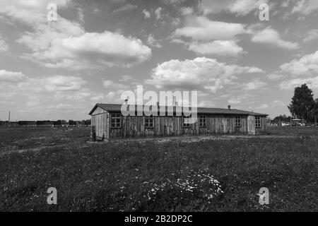 Konzentrationslager Auschwitz-Birkenau Baracke,,, Auschwitz, Polen Banque D'Images