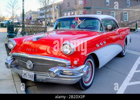 Rouge, 1956, Buick Special, Automobile Banque D'Images