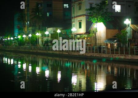 Lac Natpotty, Barguna Banque D'Images