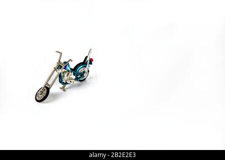 Photo d'une moto You sur fond blanc Ver. 1 Banque D'Images
