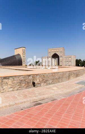 Observatoire d'Ulugbek, Observatoire d'Ulugh Beg, Observatoire d'Ulugh-Beg, Samarkand, Ouzbékistan, Asie centrale, Asie Banque D'Images