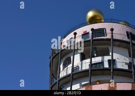 Gruene Citadelle Breiter Weg, Magdeburg, Sachsen-Anhalt, Allemagne Banque D'Images