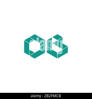 Modèles de vecteur de lettre initiale ou de logo bo Illustration de Vecteur