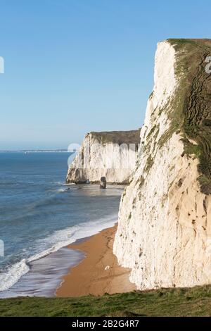 Swyre Head et Bat's Head, Dorset, Angleterre, Royaume-Uni Banque D'Images