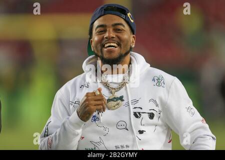 Philadelphia Eagles Wide Receiver DeSean Jackson lors d'un match de football XFL entre les Tampa Bay Vipers et les DC Defenders, dimanche, mars 1, 2020, à Tampa, Floride, États-Unis. (Photo par IOS/ESPA-Images) Banque D'Images