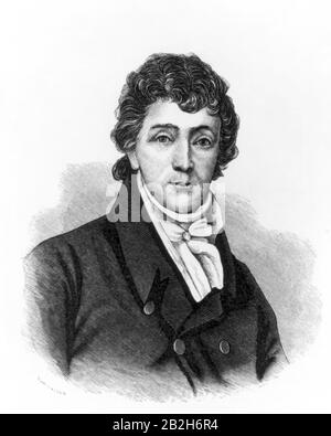 Francis SCOTT KEY (1779-1843) avocat et auteur américain qui a écrit les paroles de La bannière Star-Spanled Banque D'Images