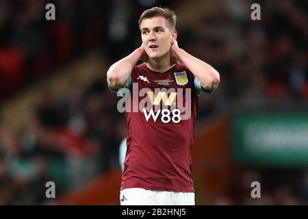 Bjorn Engels of Aston Villa - Aston Villa / Manchester City, Carabao Cup final, Wembley Stadium, Londres, Royaume-Uni - 1 mars 2020 Usage éditorial Seulement - les restrictions DataCo s'appliquent Banque D'Images