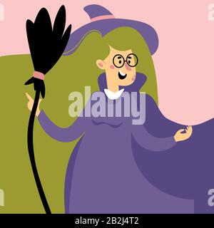 Motif Halloween sans coutures avec Un Mignon zombie effrayant Illustration de Vecteur