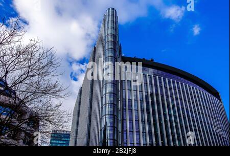 Londres, Royaume-Uni, mars 2019, façade du siège de Deloitte Banque D'Images