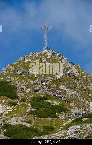 Berg Giewont, Hohe Tatra, Polen Banque D'Images