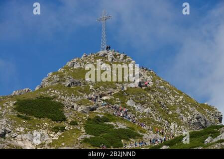 Berg Giewont, Hohe Tatra, Polen Banque D'Images