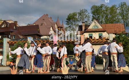 Bergfolklore Festival der, Zakopane, Pologne Banque D'Images