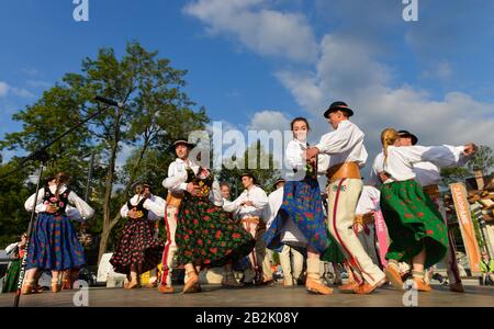 Bergfolklore Festival der, Zakopane, Pologne Banque D'Images