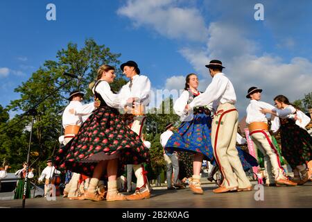 Bergfolklore Festival der, Zakopane, Pologne Banque D'Images