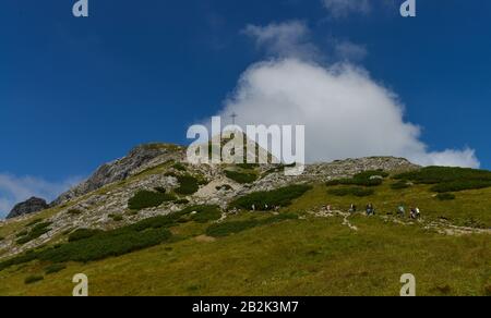 Berg Giewont, Hohe Tatra, Polen Banque D'Images