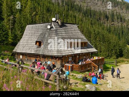 Berghuette Kondratowa, Hohe Tatra, Polen Banque D'Images