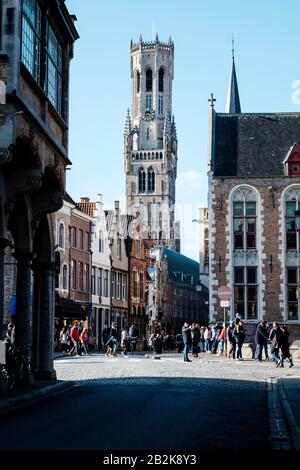 La ville de Bruges, Belgique Banque D'Images