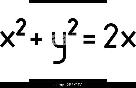 Maths exercices icône noire, illustration de concept, symbole vectoriel plat, signe glyphe. Illustration de Vecteur