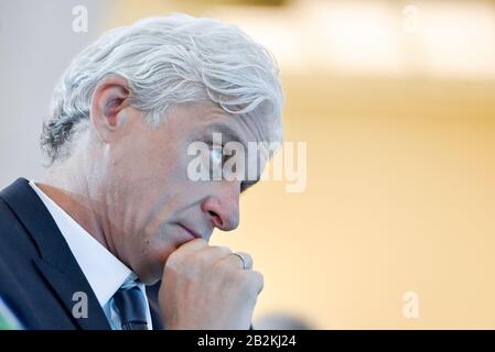 Saint-Pétersbourg, Russie - 13 Juillet 2017. Oleg Tinkov, président du conseil d'administration de la Tinkoff Bank, aux Congrès financiers internationaux de 2017 Banque D'Images