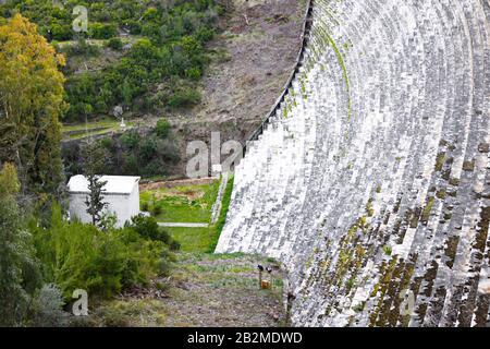 Barrage de Marathon, à Attica, Grèce Banque D'Images