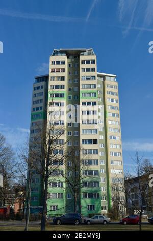 Hochhaus am Roseneck, Hohenzollerndamm, Grunewald, Wilmersdorf, Berlin, Deutschland Banque D'Images