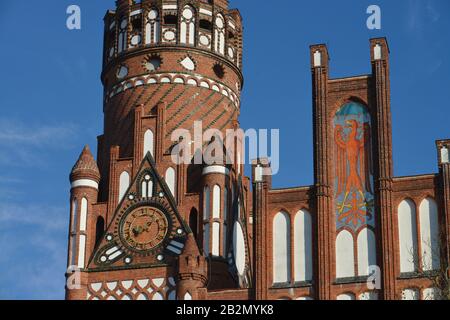 Rathaus, Berkaer Platz, Berlin accueille dignement, Wilmersdorf, Deutschland, Banque D'Images